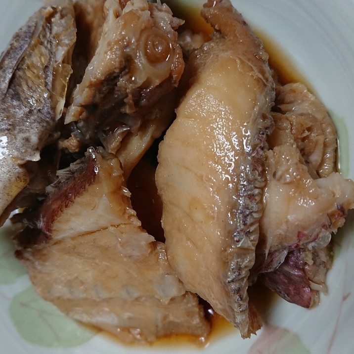 すき焼きのタレで簡単、鯛のアラ炊き！